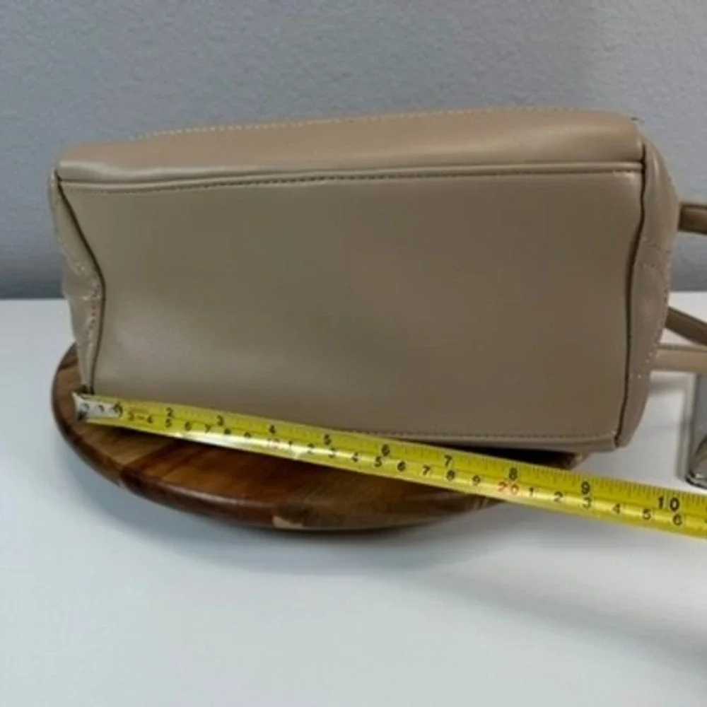 Luv Betsy By Betsy‎ Johnson LBKINLEY Quilted Heart Tan Purse Shoulder Handbag